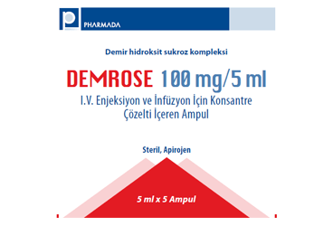 DEMROSE 100 MG/5 ML IV ENJEKSIYON VE INFUZYON ICIN KONSANTRE COZELTI ICEREN 5 AMPUL